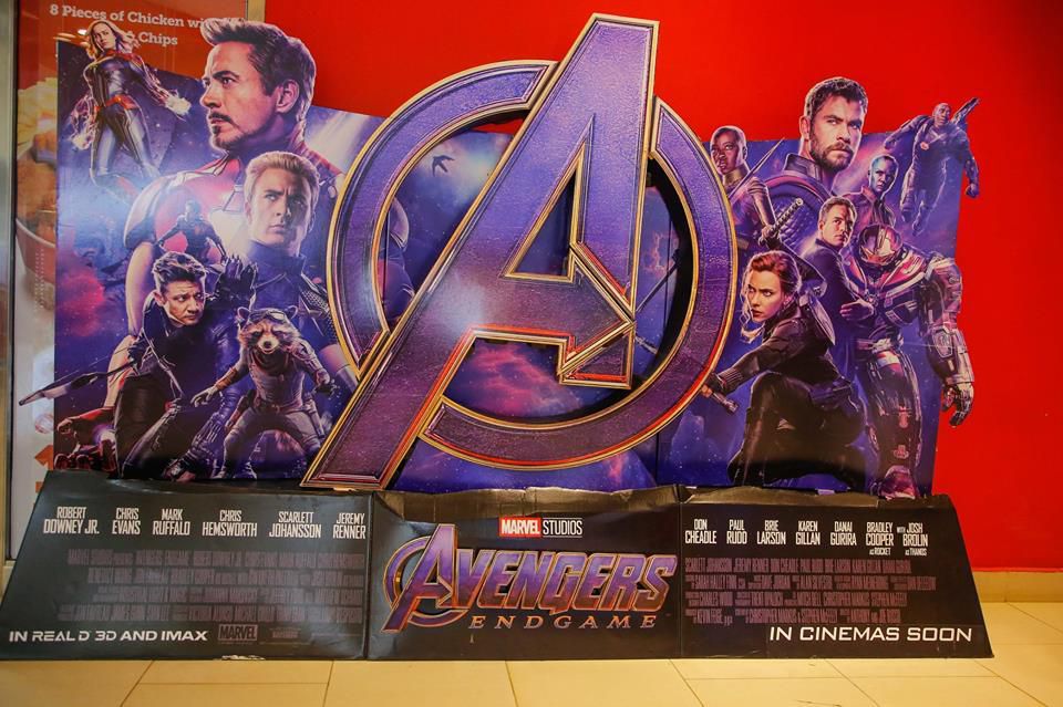 Avengers Endgame poster at Century Imax cinema, Garden City Mall, Nairobi