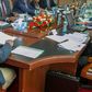 File image of President Uhuru Kenyatta chairing a past Cabinet meeting.