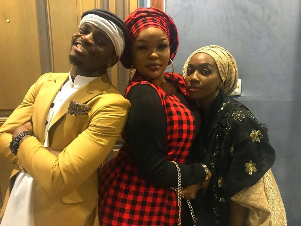 Diamond Platnumz and Wema Sepetu at Nyumba  ya Imani at WCB Headquarters. Wema and Hamisa meet for the first time  at wcb headquarters
