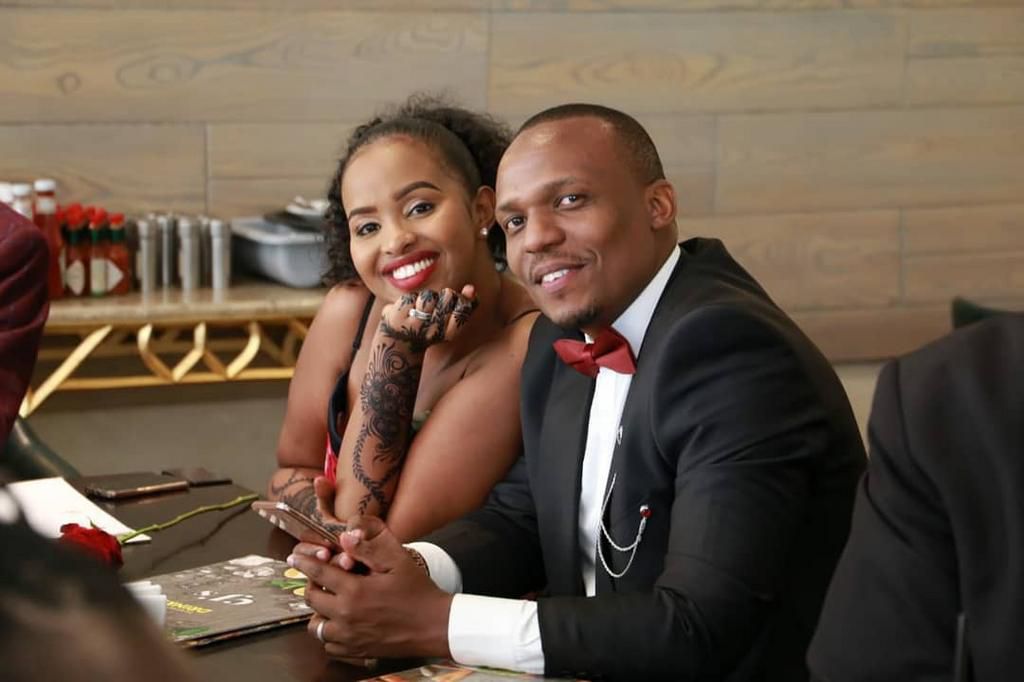 Ben Kitili with his Wife Amina Mude (Instagram)