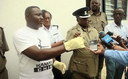 Nyali Sub-County police commander Simon Thirikwa