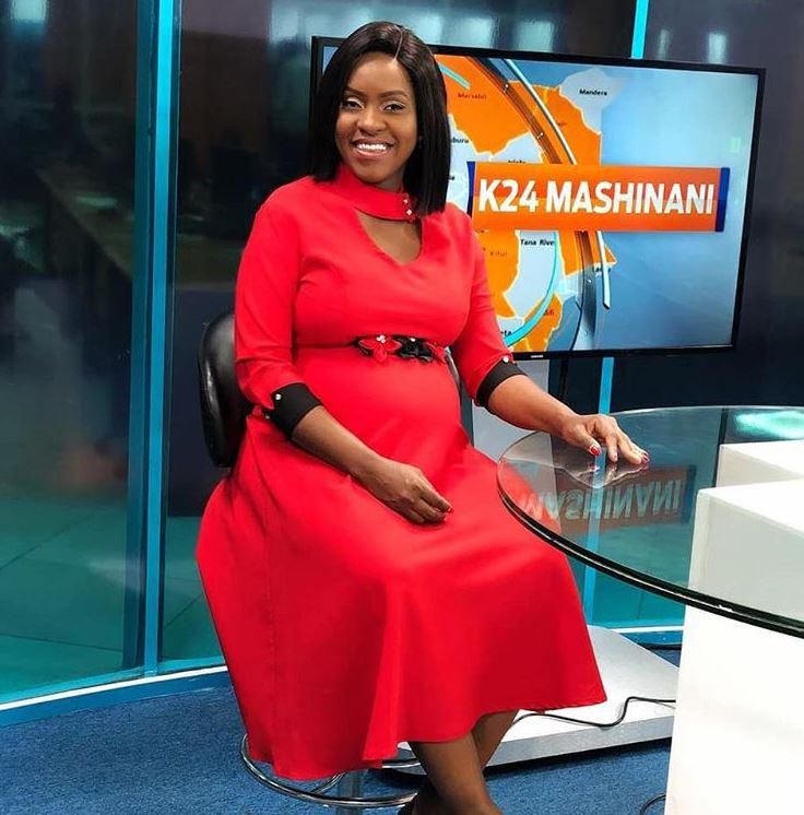 K24 News Anchor experiences Isabella Kituri labour scare on Live TV