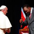Pope Francis with President Uhuru Kenyatta
