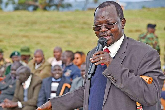West Pokot Governor John Lonyangapuo