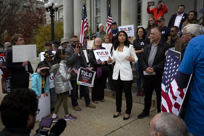 Fueled by Clinton Feud, Gabbard's Long-Shot Campaign Chugs Along