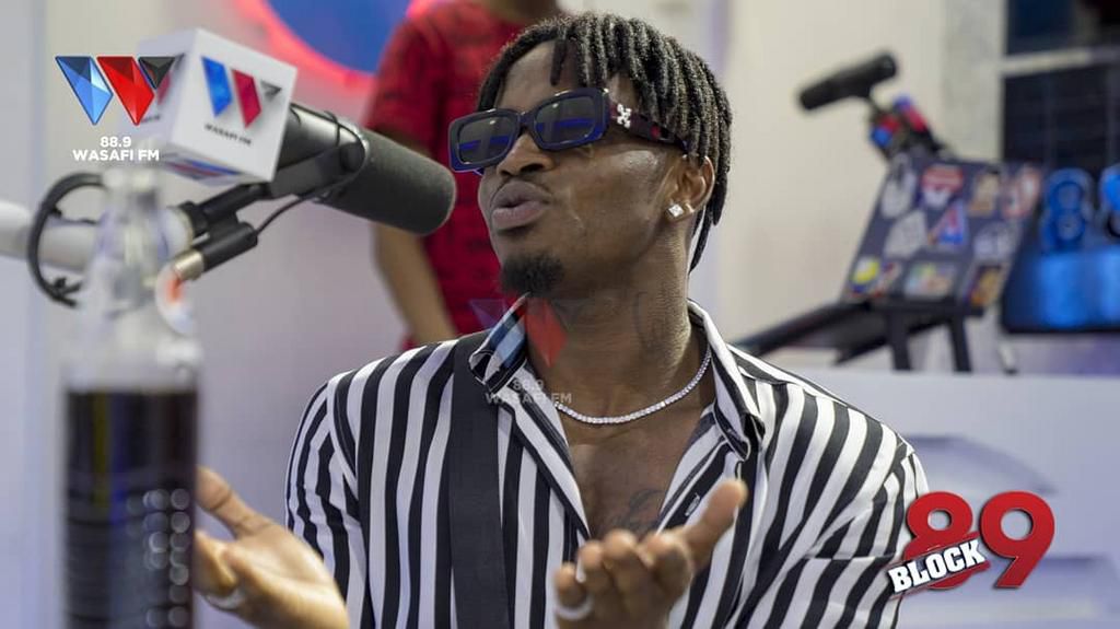 Diamond during the Wasafi interview Instagram)