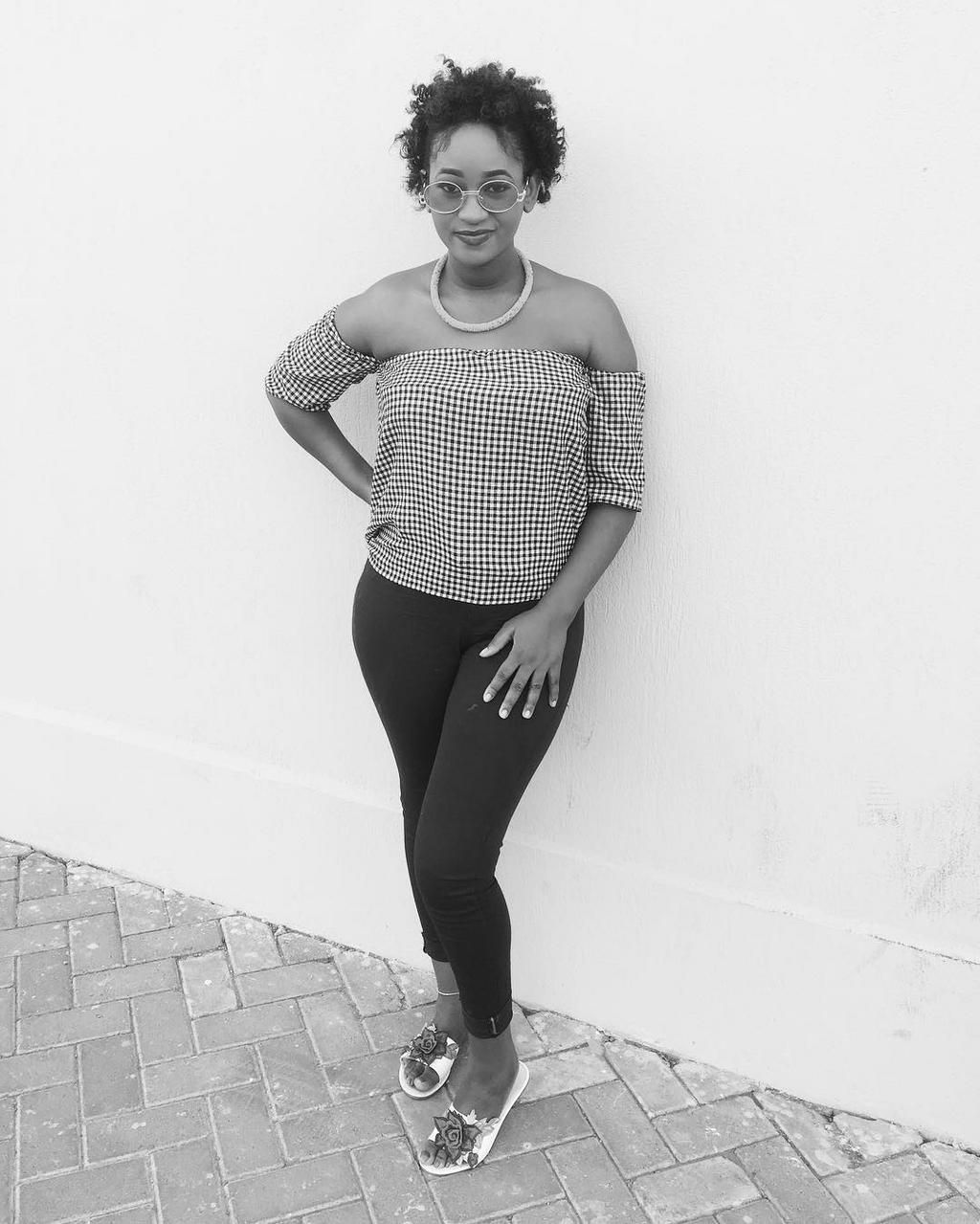 Mr Seed's wife Nimo Gachuiri weeks after giving birth