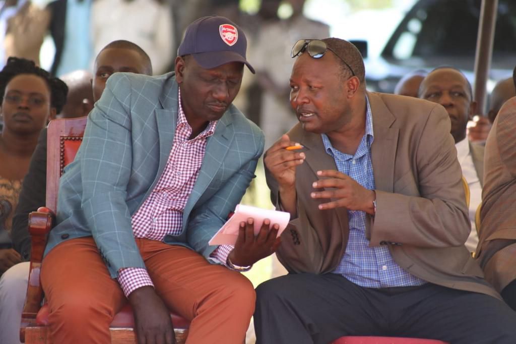 DP Ruto at a public event in Rift Valley on 16 Nov 2019