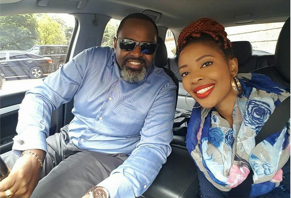 Rare pic of Kambua and her hubby (Instagram)