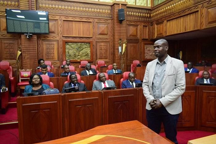 Kibra MP Imran Okoth releases his Covid19 test results after rumors on 17 infected MPs