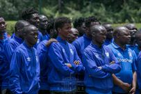 President Uhuru Kenyatta handover a brand new 51-seater Bus to AFC Leopards at State House (Photos)