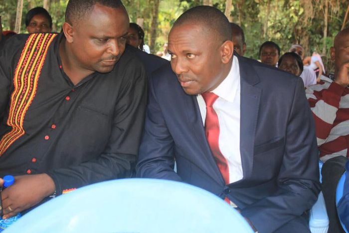 File image of Kimani Ichungwah (right)