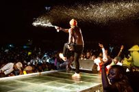 Fan hits Harmonize during highly attended show in Sumbawanga (Video)