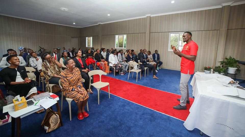 Rachel Ruto holds special prayer for Mariga in new church inside DP's residence