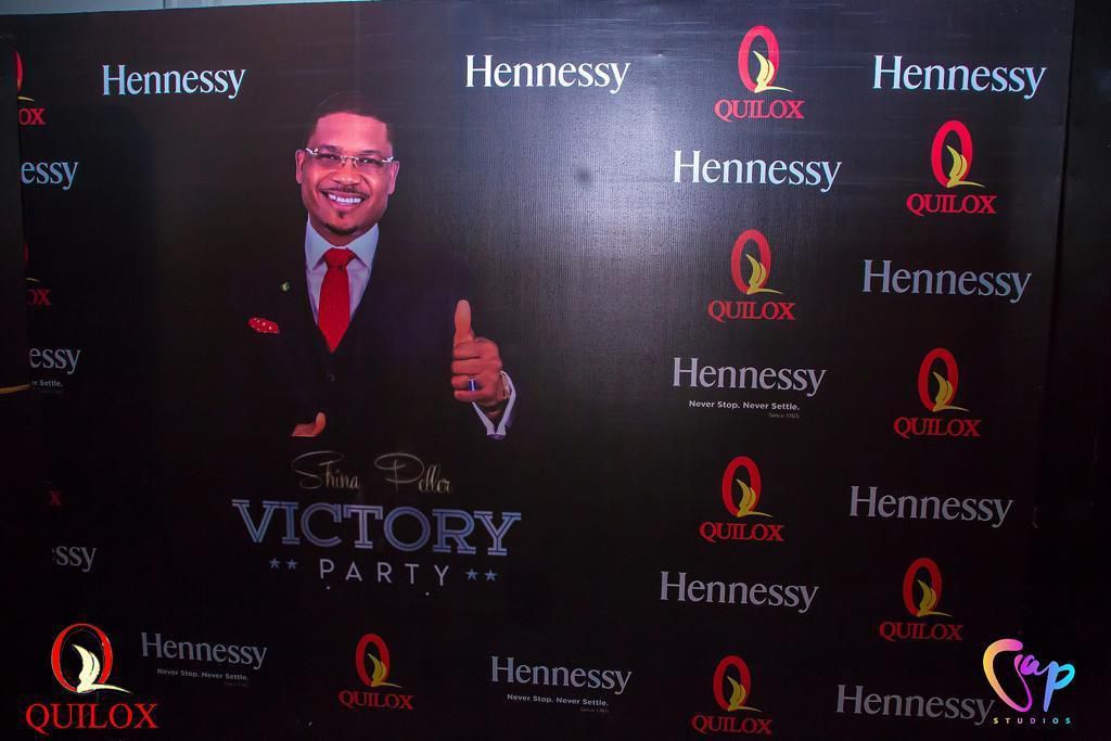 The king of night life's victory party