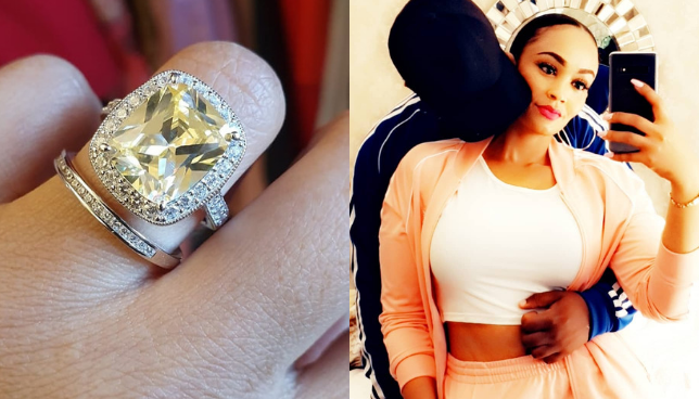 Zari Hassan and KinBae. Her wedding ring