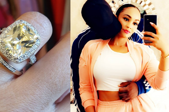 Zari Hassan and KinBae. Her wedding ring