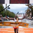 Kenya's elite athlete Geoffrey Kamworor breaks world record