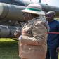 President Uhuru Kenyatta is received by Raila Odinga in Kisumu on 14 June 2019
