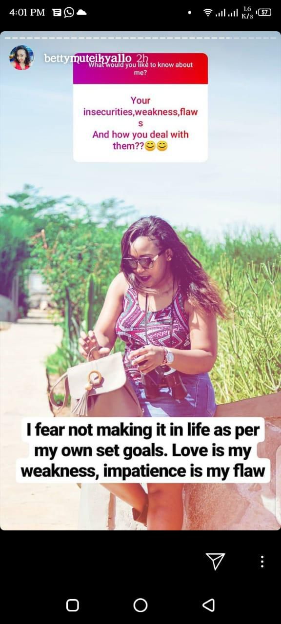Love is my weakness – Betty Kyallo opens up on her insecurities