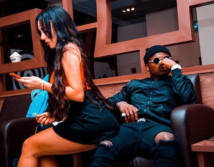 Harmonize and his girlfriend Sarah