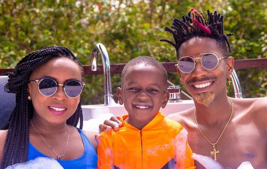 Photos of Eric Omondi on vacation with Maribe and son (Bonfire Adventures)