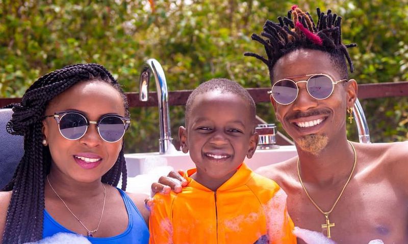 Photos of Eric Omondi on vacation with Maribe and son (Bonfire Adventures)