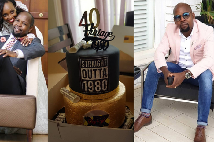 Alex Mwakideu’s Wife pens down heartfelt message to hubby as he turns 40