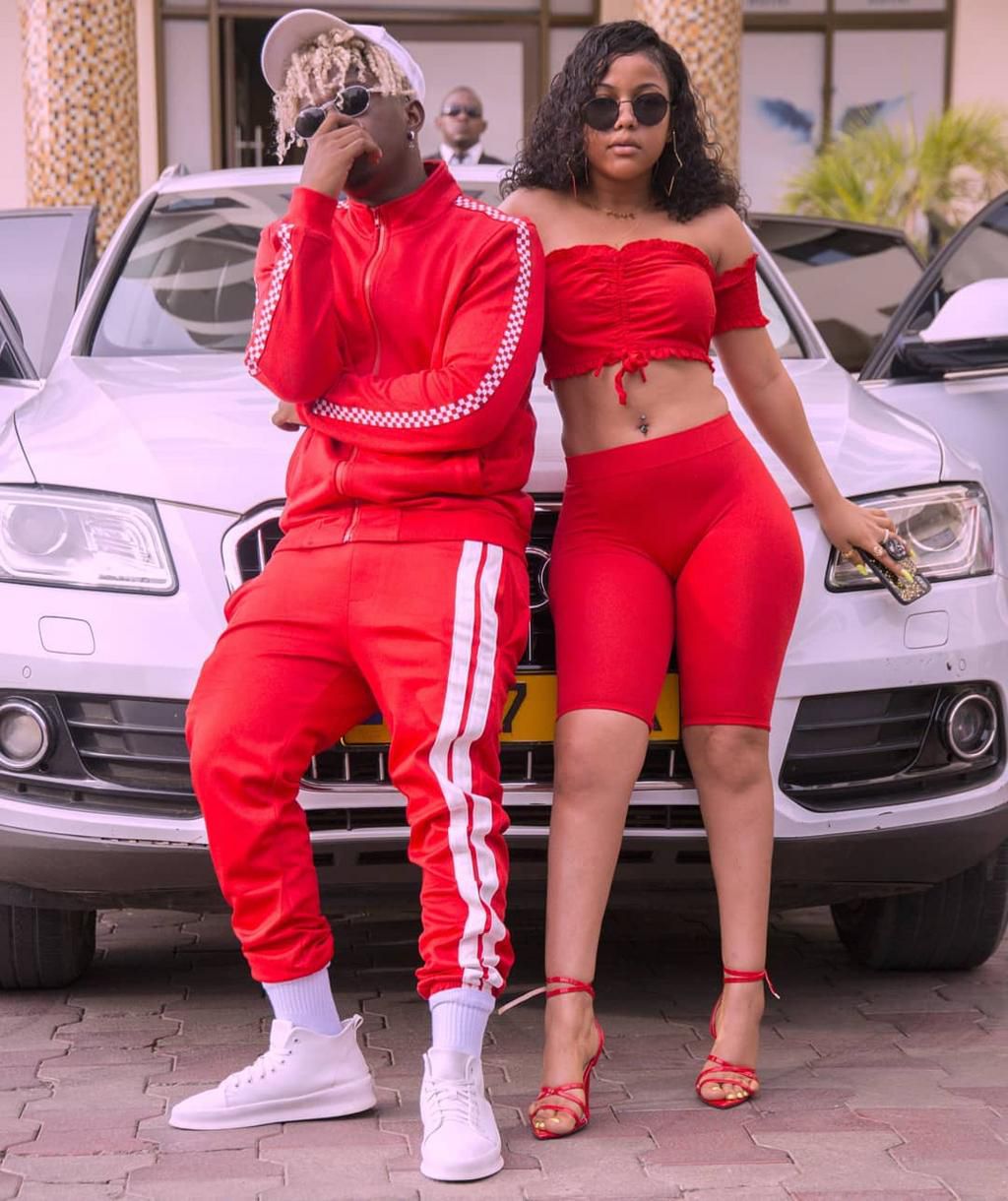 Rayvanny and his Baby Mama Fahyma. Rayvanny’s Baby Mama drops hint of their wedding date