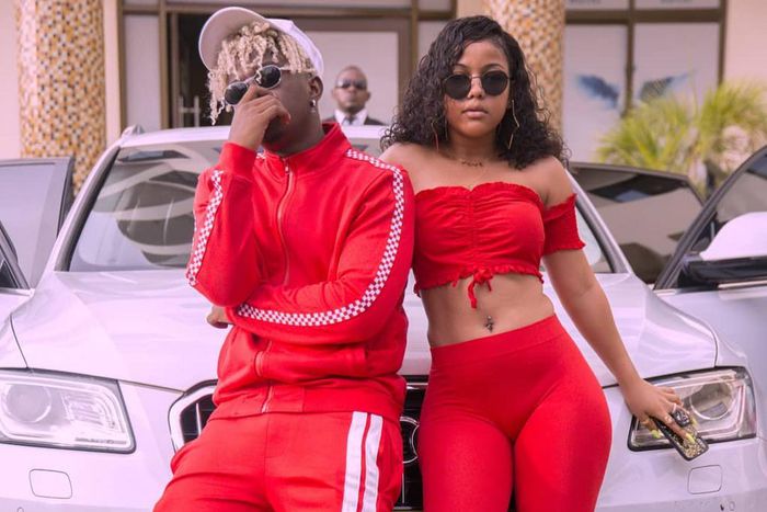 Rayvanny with his baby Mama