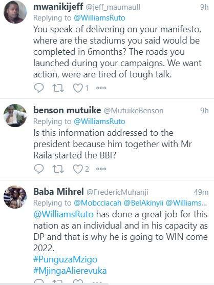 Kenyans react to DP Ruto's tweet on Referendum