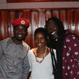 Bobi Wine, his wife Barbie and Buju Banton
