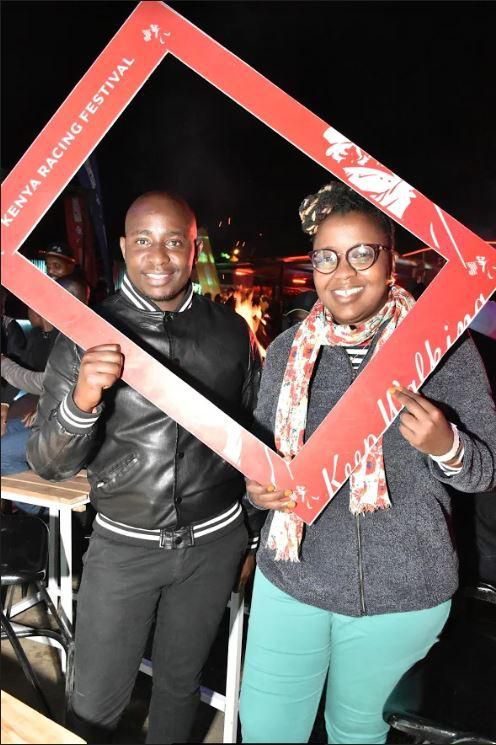 PATRICK GITHINJI WITH EABL GRACE GWAKU