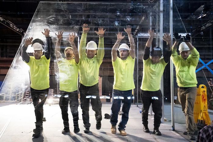 How Do You Build a Giant Glass Box? Very Carefully
