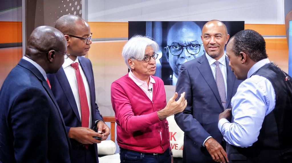 Lamin Manjang, Joshua Oigara, Bharat Thakrar, Peter Kenneth and Jeff Koinnage