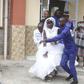 File image of a wedding that was marred by chaos after a woman stormed the church to claim the groom