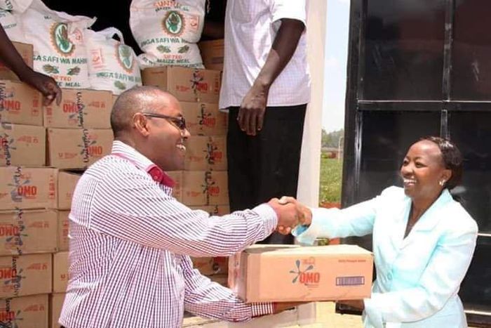 Did Rachael Ruto donate Omo to Turkana hunger victims?