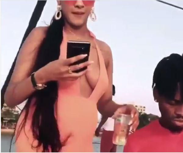 Diamond Platnumz with Tanasha Donna