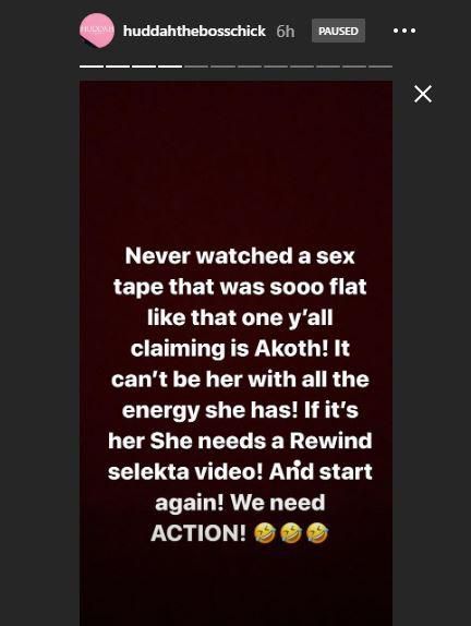 Why Huddah Monroe is regretting after watching Akothee’s alleged sex tape
