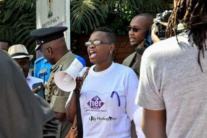 File image of Mildred Owiso who streatmed her dramatic arrest