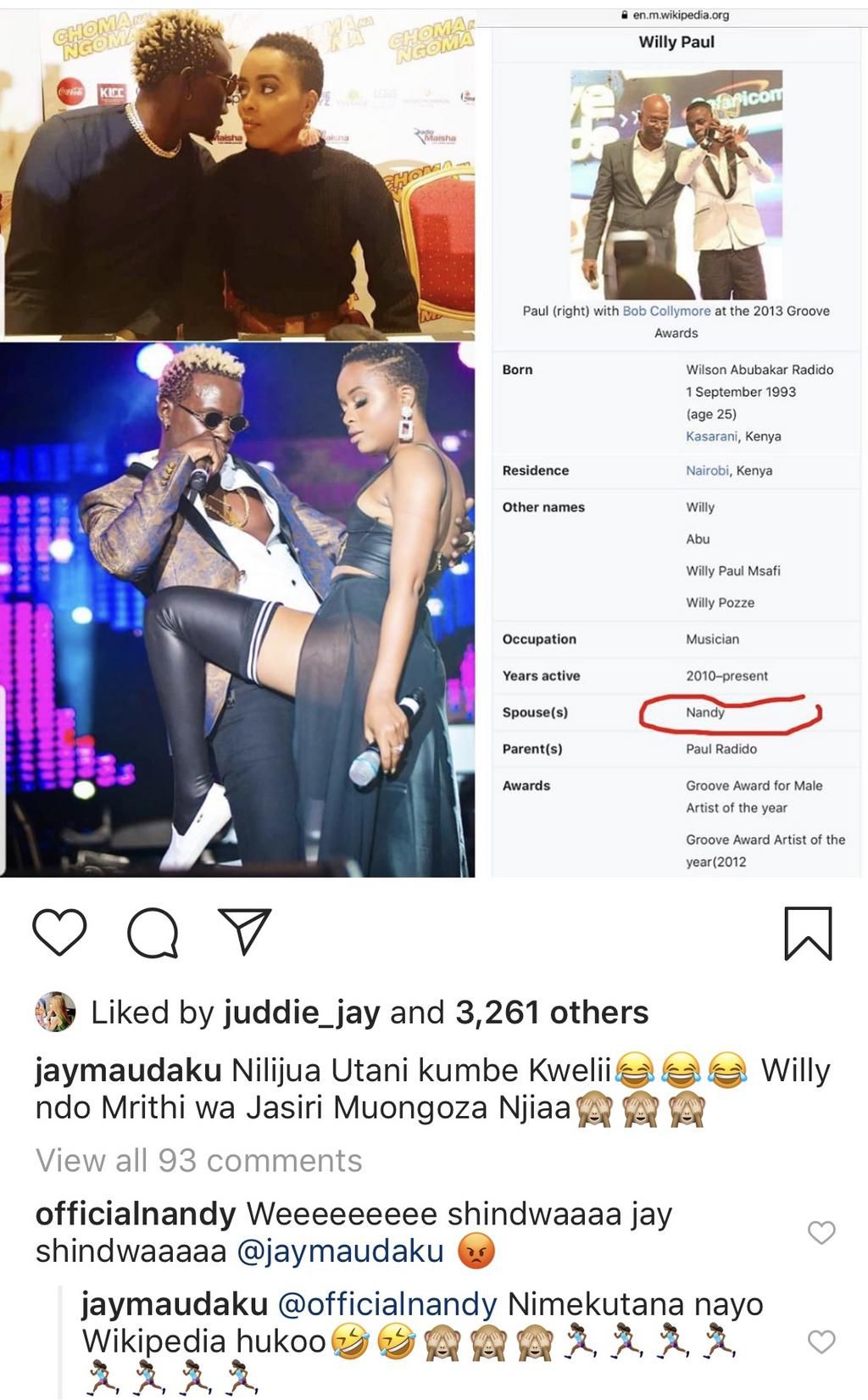 Nandy on Dating Willy Paul