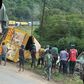 Accident involving trucks and 8 vehicles at the old church along Mai Mahiu