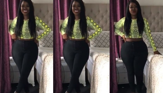 Vera Sidika back to being a dark skin