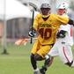 A Uganda Lacrosse player during a past match