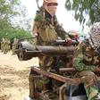 File image of Al Shabaab militants The terror group is said to have attacked Camp Simba base in Lamu