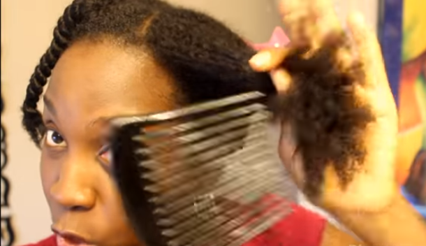 How to comb natural hair