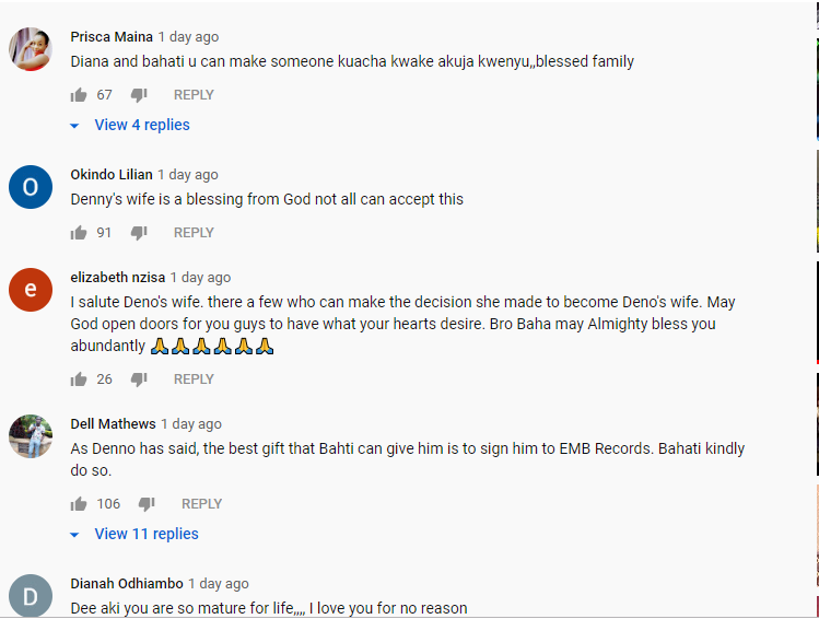 Fans shower gospel singer Denno’s wife with Praises after emotional story on Bahati Reality