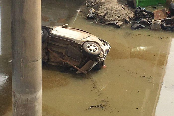 Accident on Athi river bridge (courtesy)