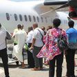 File image of passengers boarding a plane at Manda Airport