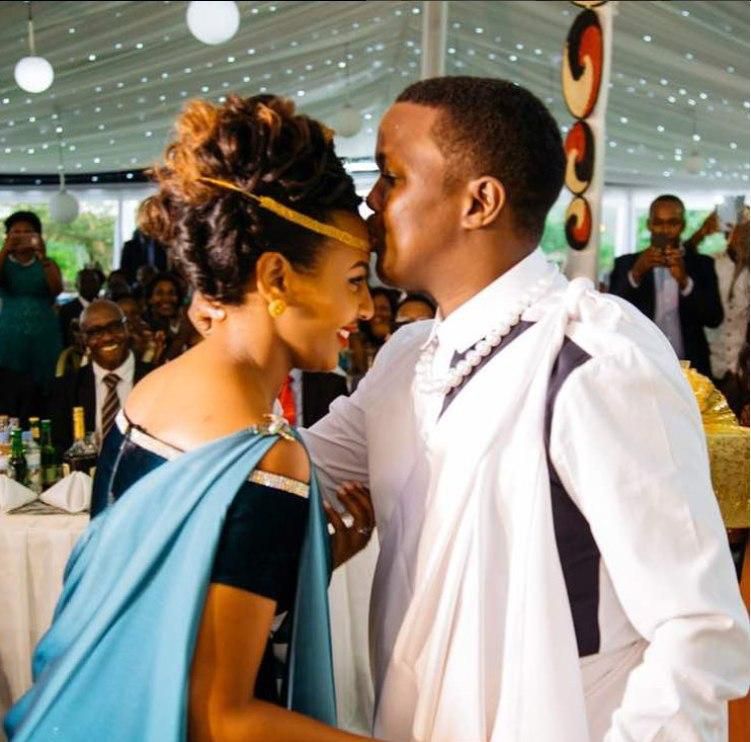 AY and his wife Remy on first wedding. Photos of Rapper AY’s second lavish wedding